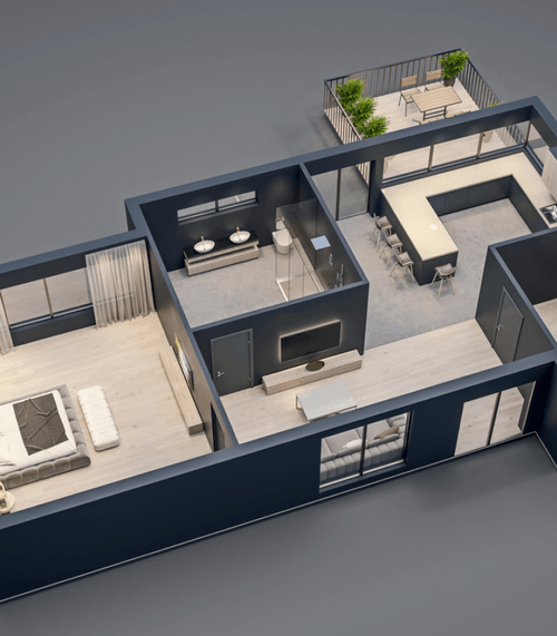 Walk Your Plans - Life-sized floor plans for custom homebuilders